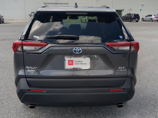 used 2021 Toyota RAV4 Hybrid car, priced at $28,581