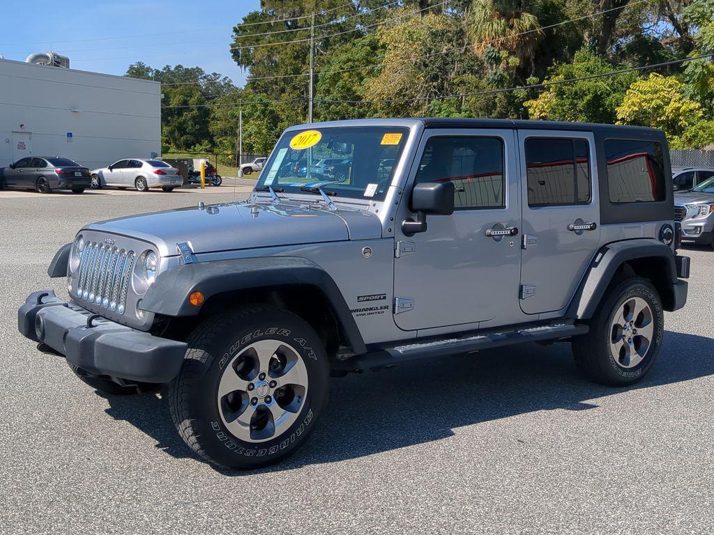 used 2017 Jeep Wrangler Unlimited car, priced at $16,981