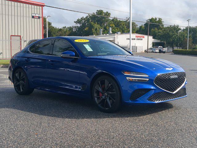used 2022 Genesis G70 car, priced at $29,882