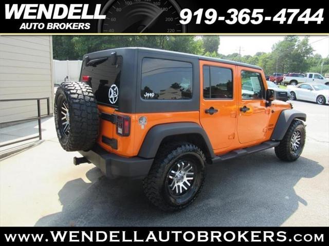 used 2012 Jeep Wrangler Unlimited car, priced at $16,845