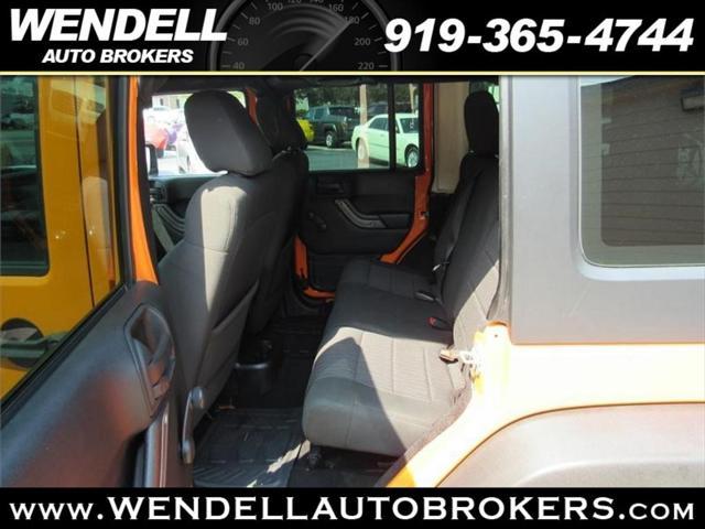 used 2012 Jeep Wrangler Unlimited car, priced at $16,845