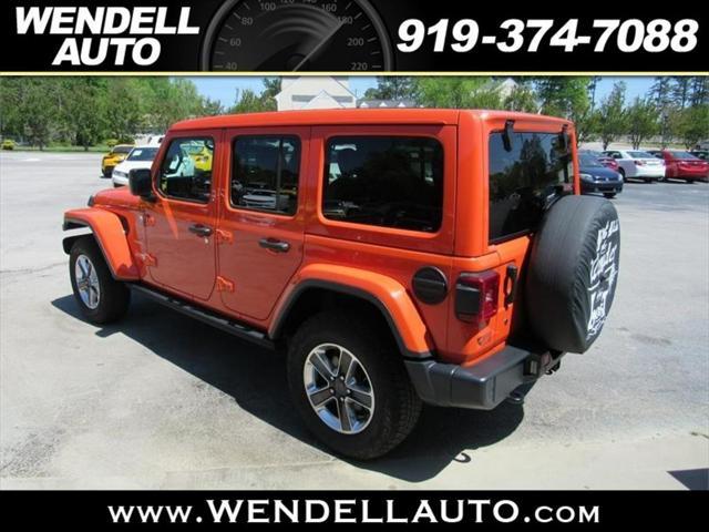 used 2020 Jeep Wrangler Unlimited car, priced at $33,971