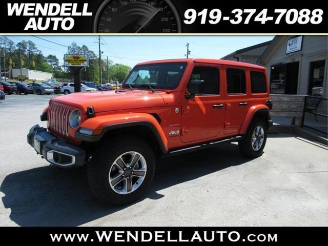 used 2020 Jeep Wrangler Unlimited car, priced at $33,971