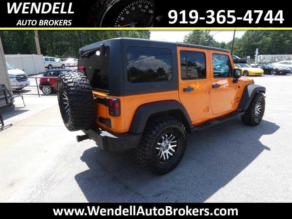 used 2012 Jeep Wrangler Unlimited car, priced at $13,412