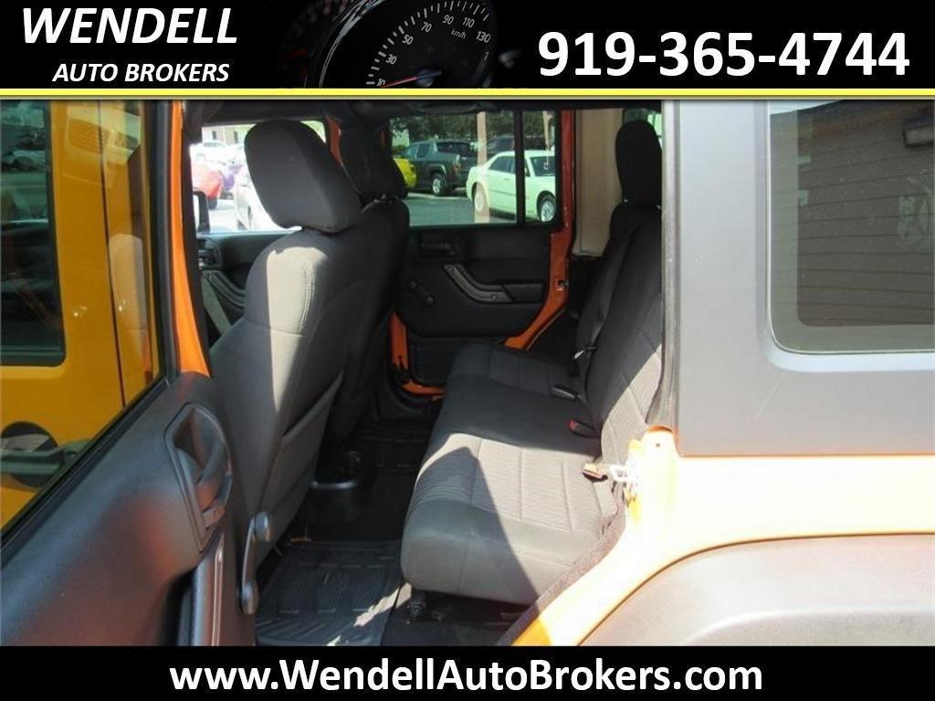used 2012 Jeep Wrangler Unlimited car, priced at $13,412