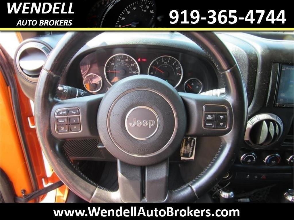 used 2012 Jeep Wrangler Unlimited car, priced at $13,412