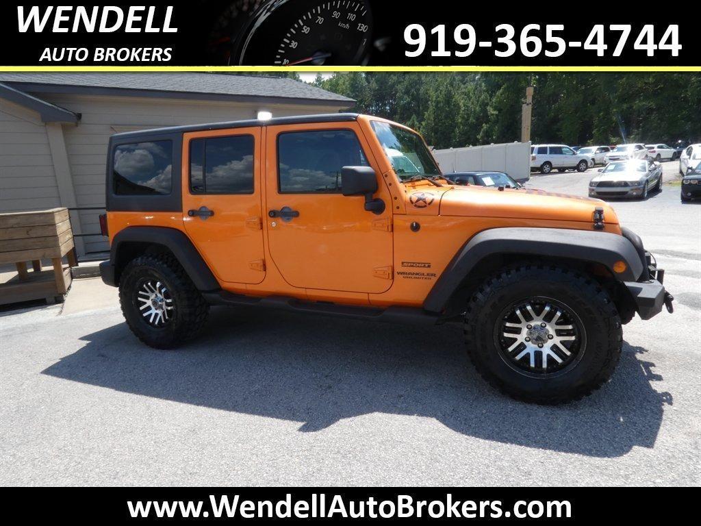 used 2012 Jeep Wrangler Unlimited car, priced at $13,412