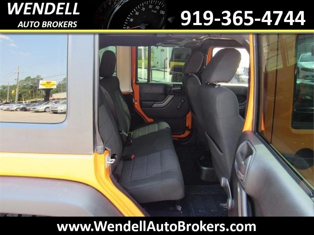 used 2012 Jeep Wrangler Unlimited car, priced at $13,412