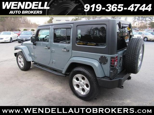 used 2014 Jeep Wrangler Unlimited car, priced at $15,995