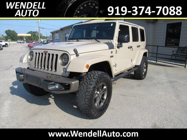 used 2016 Jeep Wrangler Unlimited car, priced at $18,495