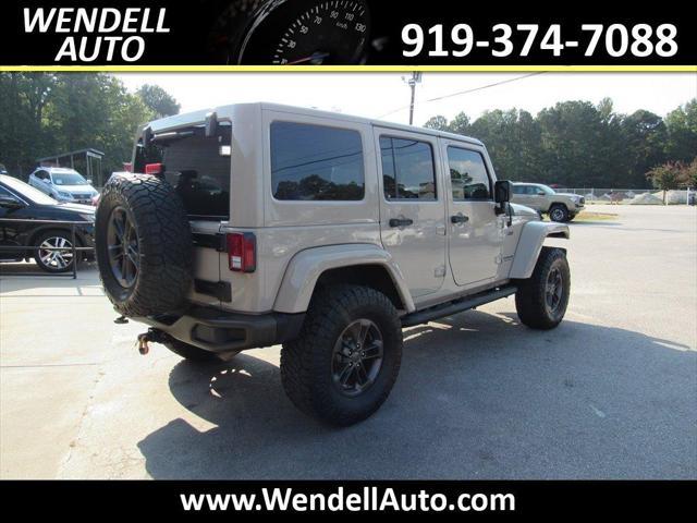 used 2016 Jeep Wrangler Unlimited car, priced at $18,495