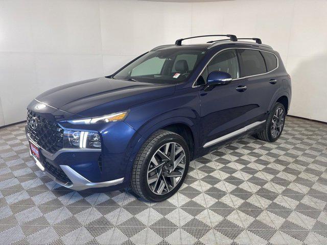 used 2021 Hyundai Santa Fe car, priced at $28,300