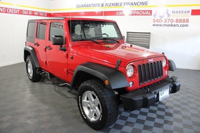 used 2014 Jeep Wrangler Unlimited car, priced at $18,998