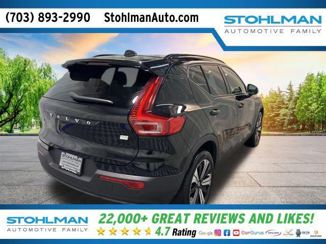 used 2023 Volvo XC40 Recharge Pure Electric car, priced at $27,400