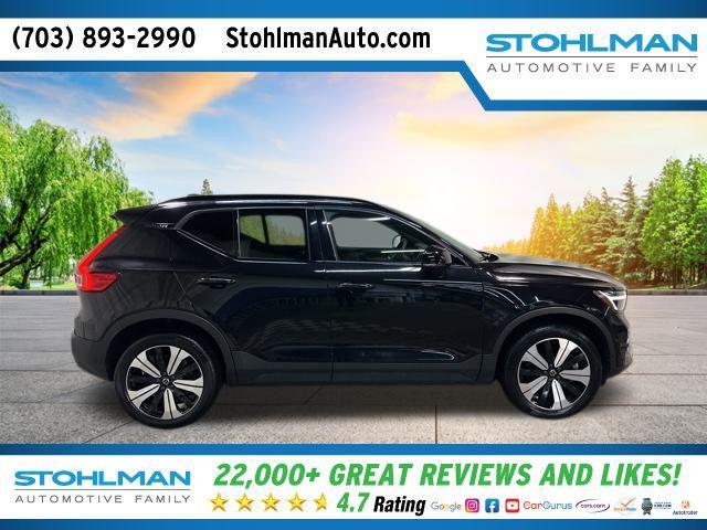 used 2023 Volvo XC40 Recharge Pure Electric car, priced at $27,400