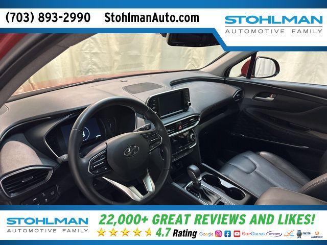 used 2019 Hyundai Santa Fe car, priced at $21,394
