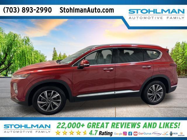 used 2019 Hyundai Santa Fe car, priced at $21,394