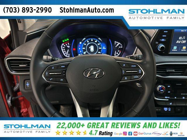 used 2019 Hyundai Santa Fe car, priced at $21,394