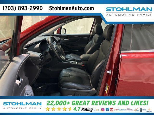used 2019 Hyundai Santa Fe car, priced at $21,394