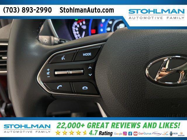 used 2019 Hyundai Santa Fe car, priced at $21,394