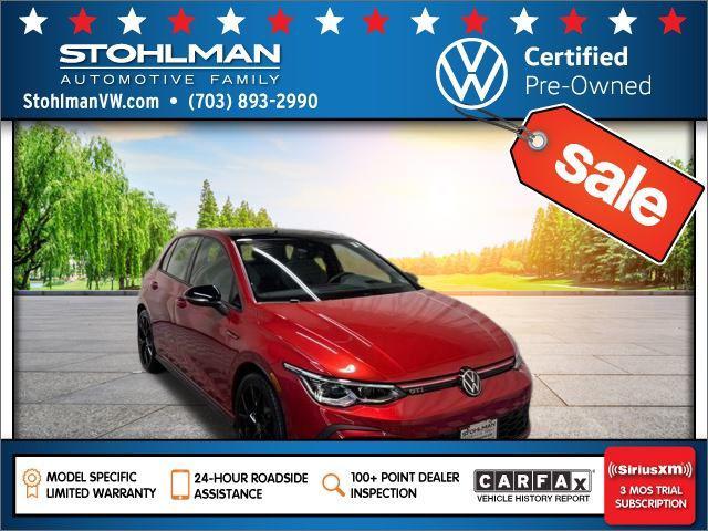 used 2024 Volkswagen Golf GTI car, priced at $34,921