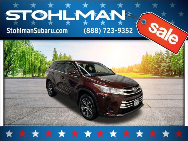 used 2019 Toyota Highlander car, priced at $21,131