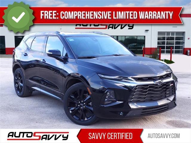 used 2022 Chevrolet Blazer car, priced at $28,100