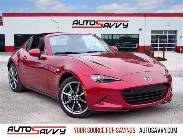 used 2022 Mazda MX-5 Miata RF car, priced at $23,400