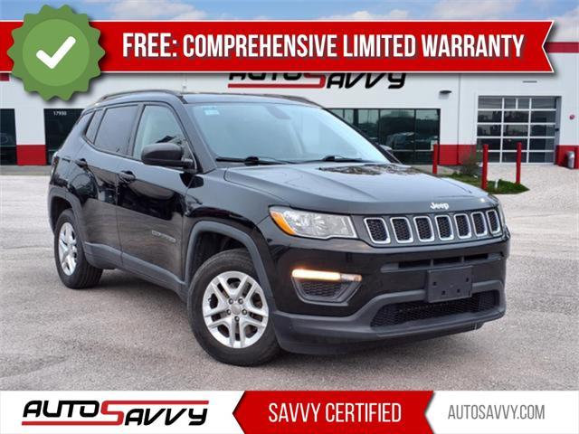 used 2018 Jeep Compass car, priced at $12,200