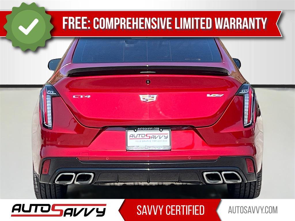 used 2023 Cadillac CT4-V car, priced at $34,200