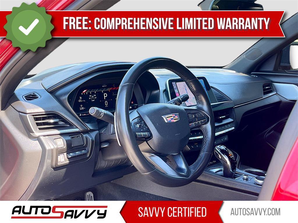 used 2023 Cadillac CT4-V car, priced at $34,200