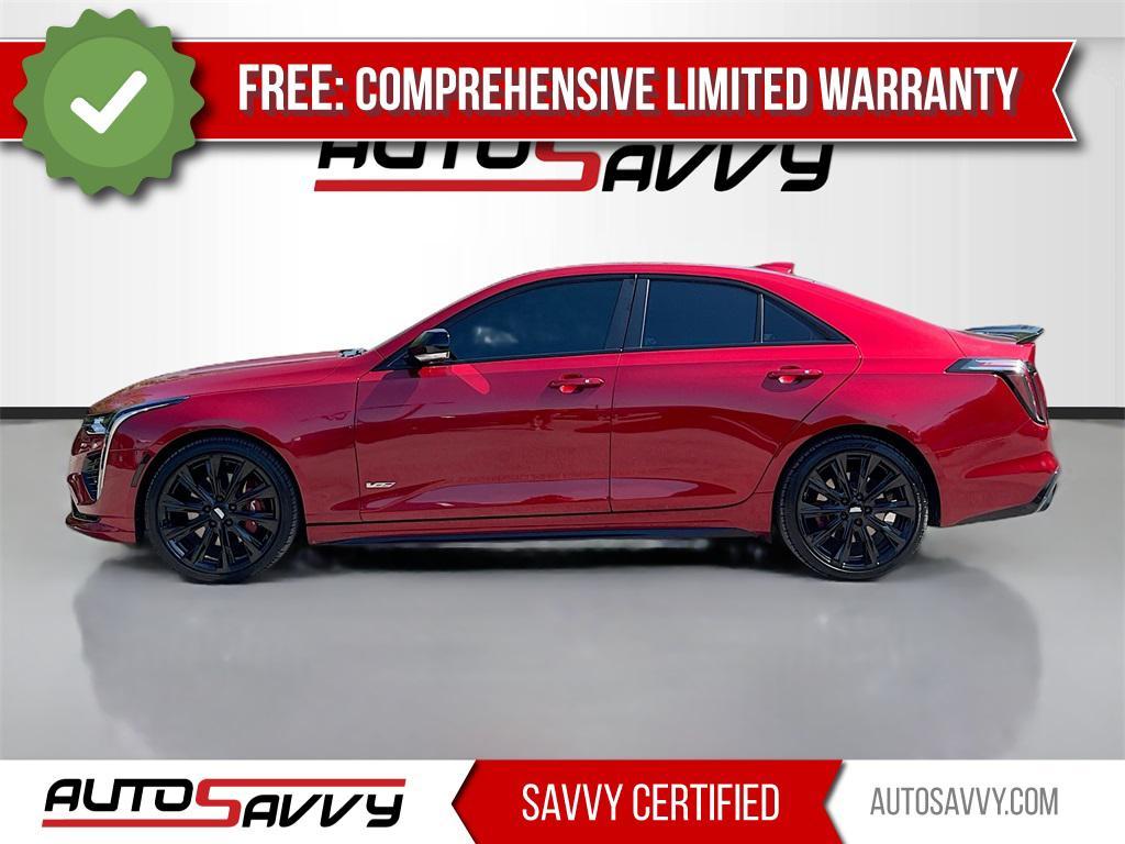 used 2023 Cadillac CT4-V car, priced at $34,200