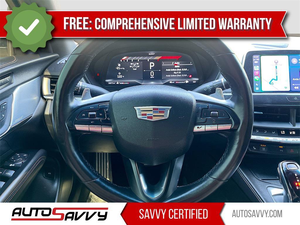used 2023 Cadillac CT4-V car, priced at $34,200
