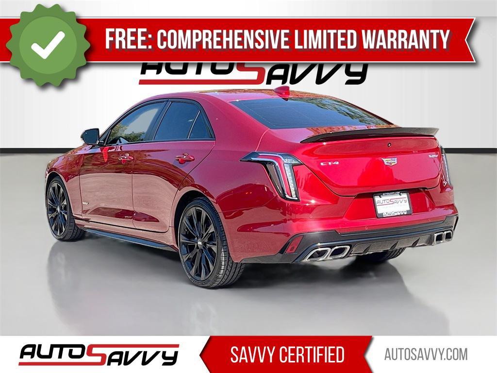 used 2023 Cadillac CT4-V car, priced at $34,200