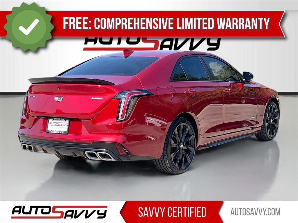 used 2023 Cadillac CT4-V car, priced at $34,200