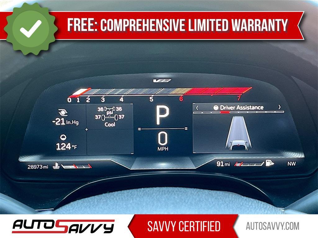 used 2023 Cadillac CT4-V car, priced at $34,200