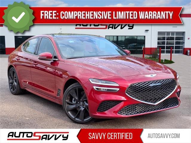 used 2023 Genesis G70 car, priced at $26,800