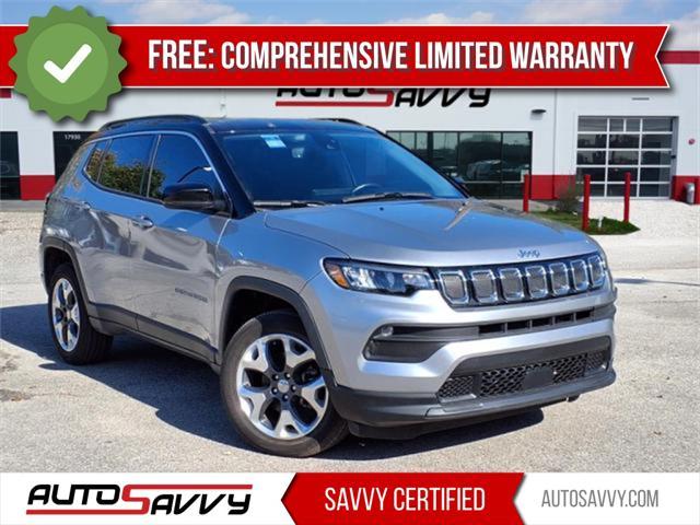 used 2022 Jeep Compass car, priced at $19,600