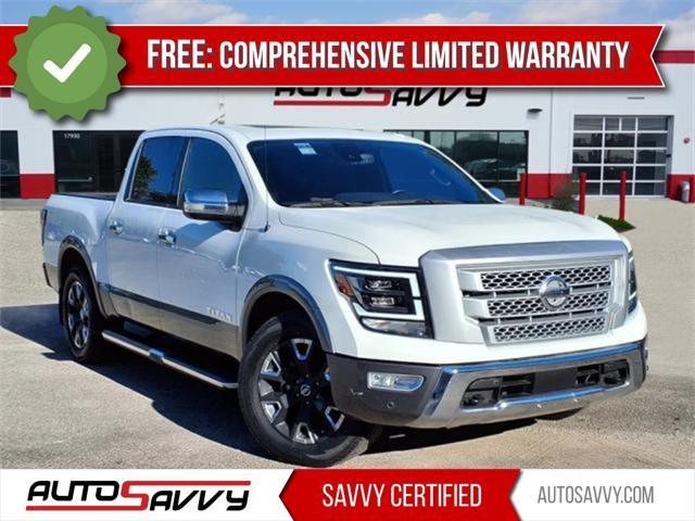 used 2021 Nissan Titan car, priced at $31,500