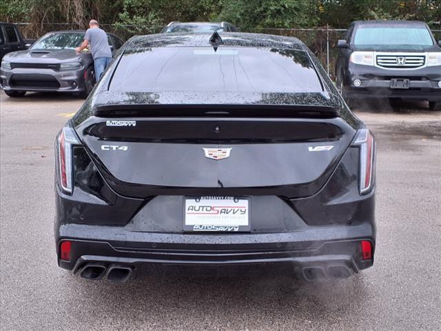 used 2023 Cadillac CT4-V car, priced at $48,000