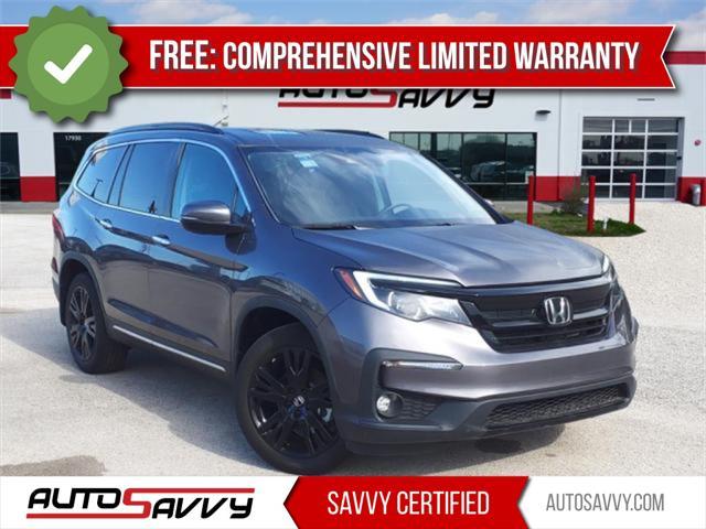 used 2022 Honda Pilot car, priced at $27,500