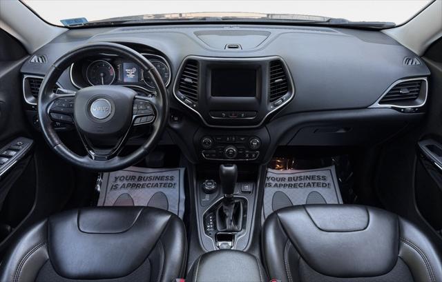 used 2021 Jeep Cherokee car, priced at $16,500
