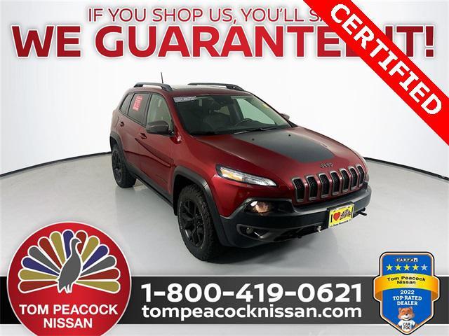 used 2016 Jeep Cherokee car, priced at $17,999