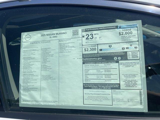 new 2025 Nissan Murano car, priced at $47,999
