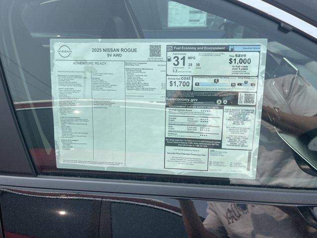 new 2025 Nissan Rogue car, priced at $33,499