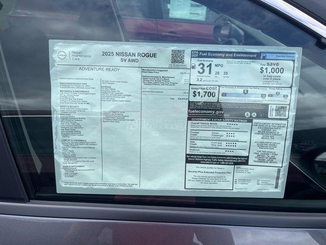 new 2025 Nissan Rogue car, priced at $31,999