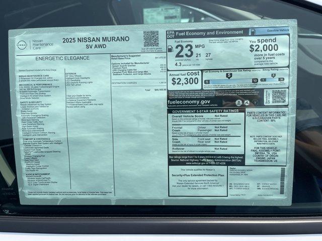 new 2025 Nissan Murano car, priced at $40,999