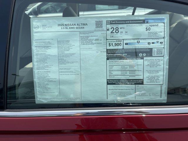 new 2025 Nissan Altima car, priced at $35,499