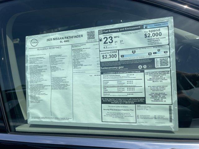 new 2025 Nissan Pathfinder car, priced at $46,999