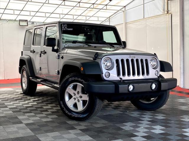 used 2016 Jeep Wrangler Unlimited car, priced at $20,980